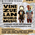 La cita es el primero de septiembre en «Venezuelan World Music»
